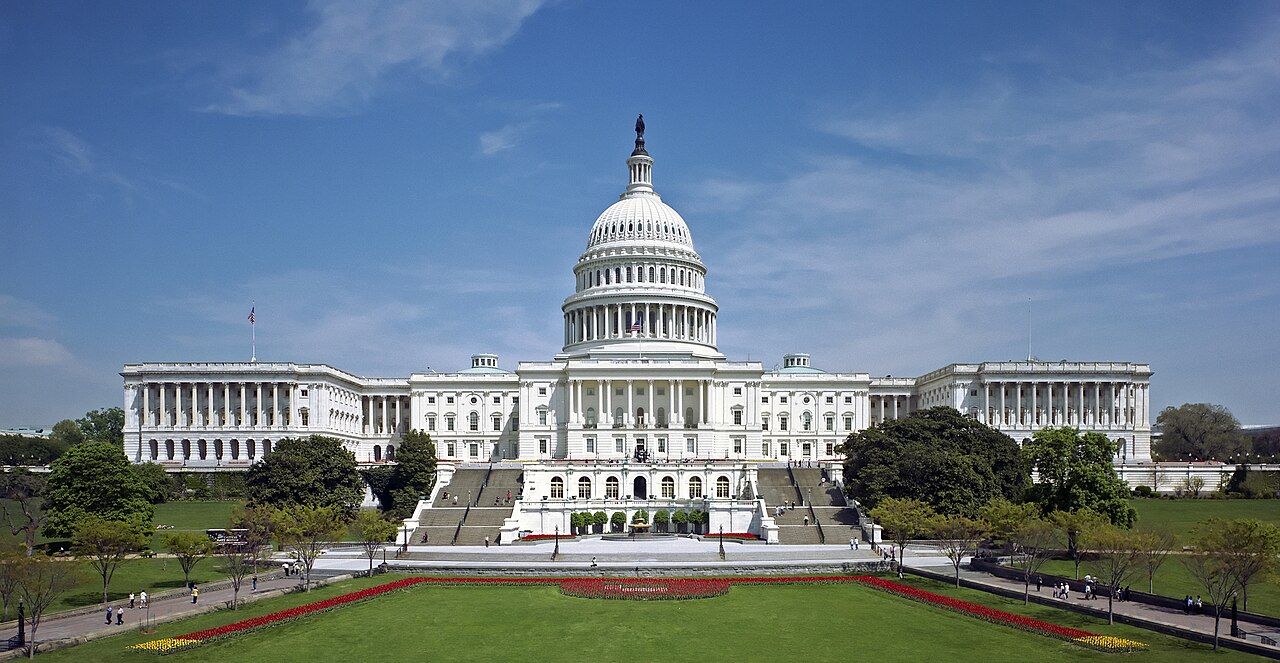 West front of the United States Capitol in Washington, D.C.